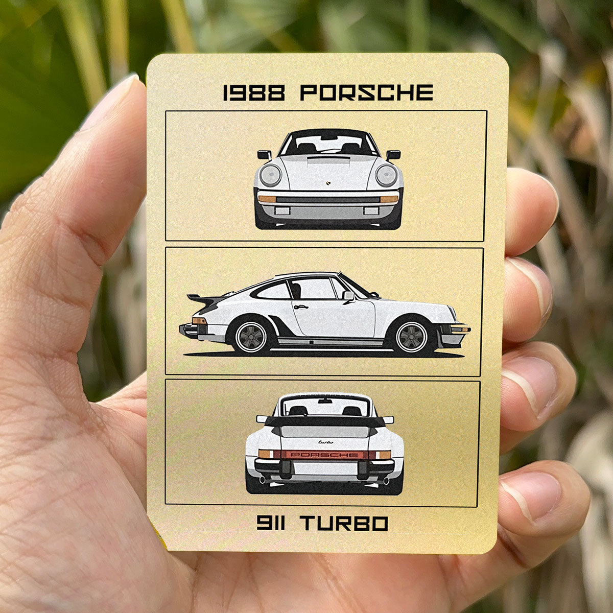 personalized vehicle card
