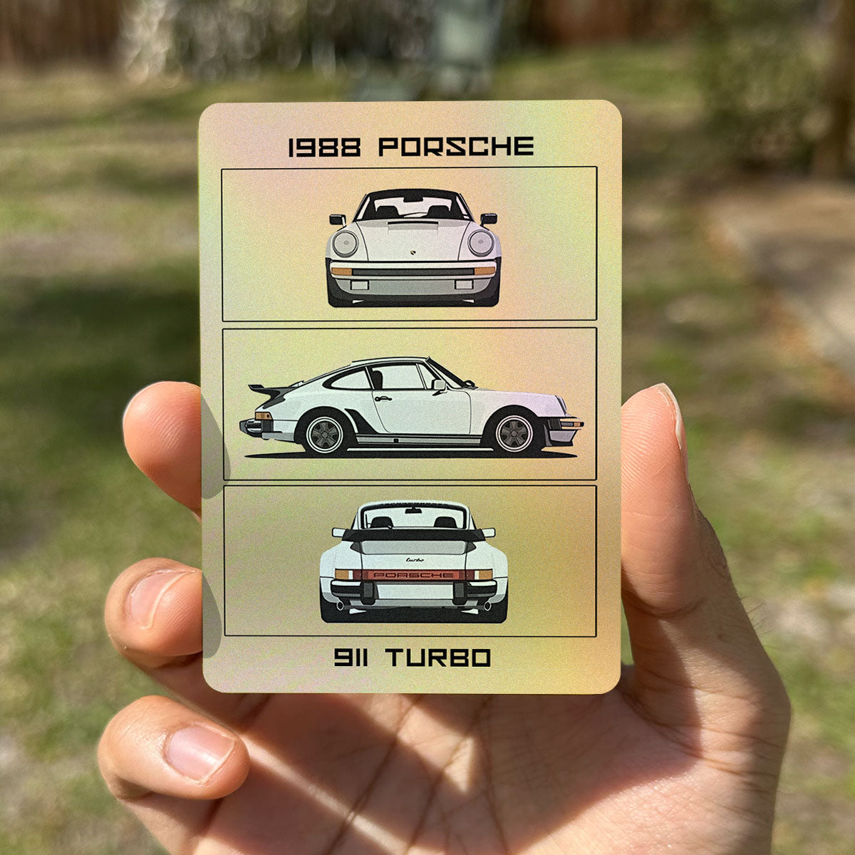 personalized vehicle card