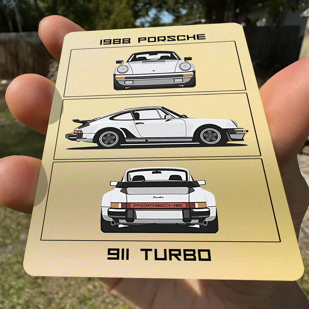 personalized vehicle card