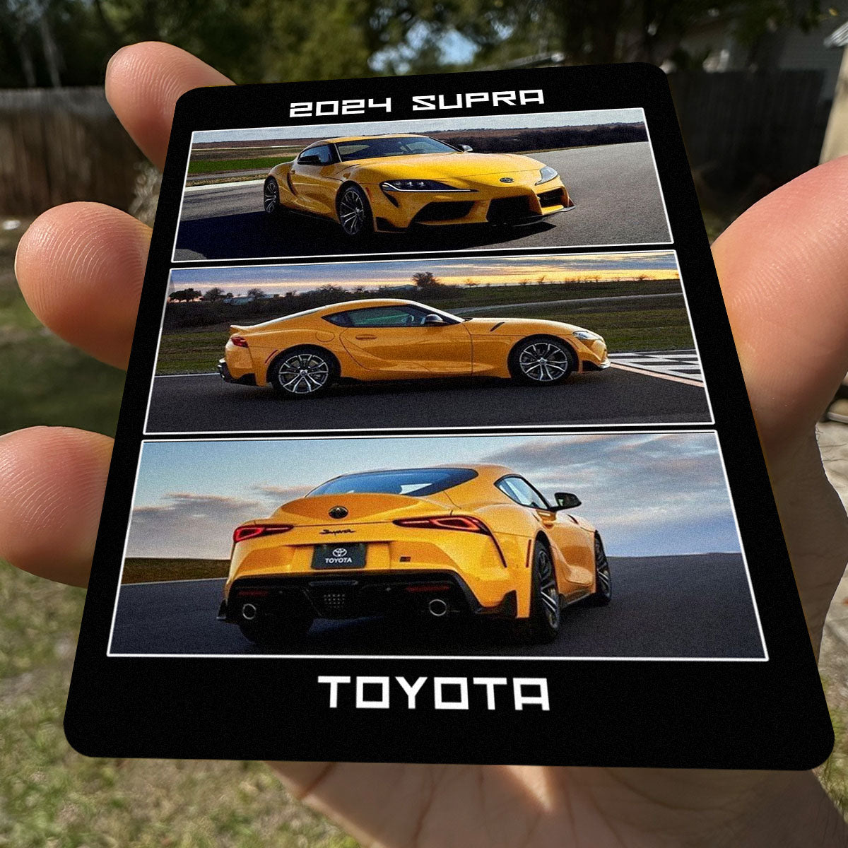 personalized vehicle card