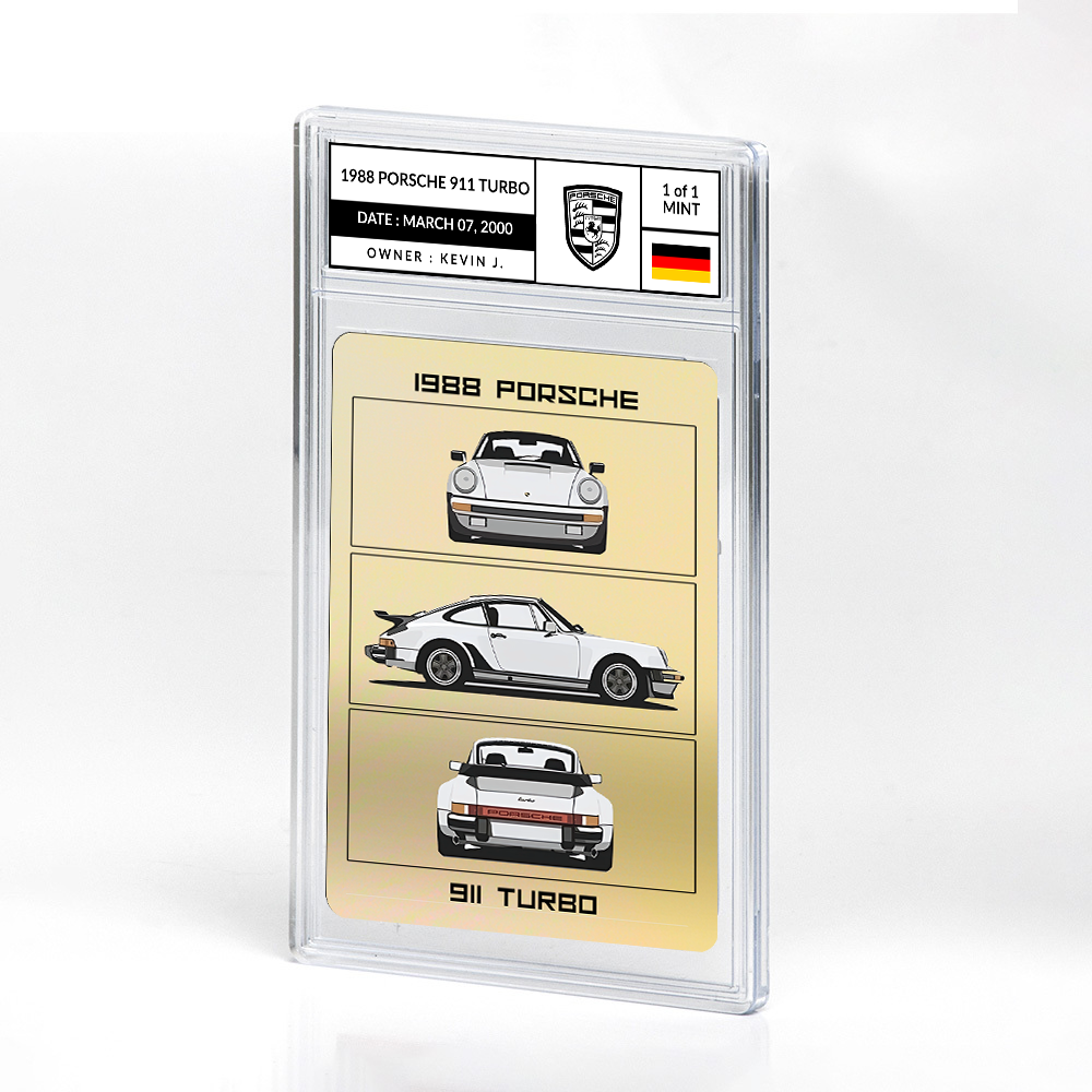 personalized vehicle card
