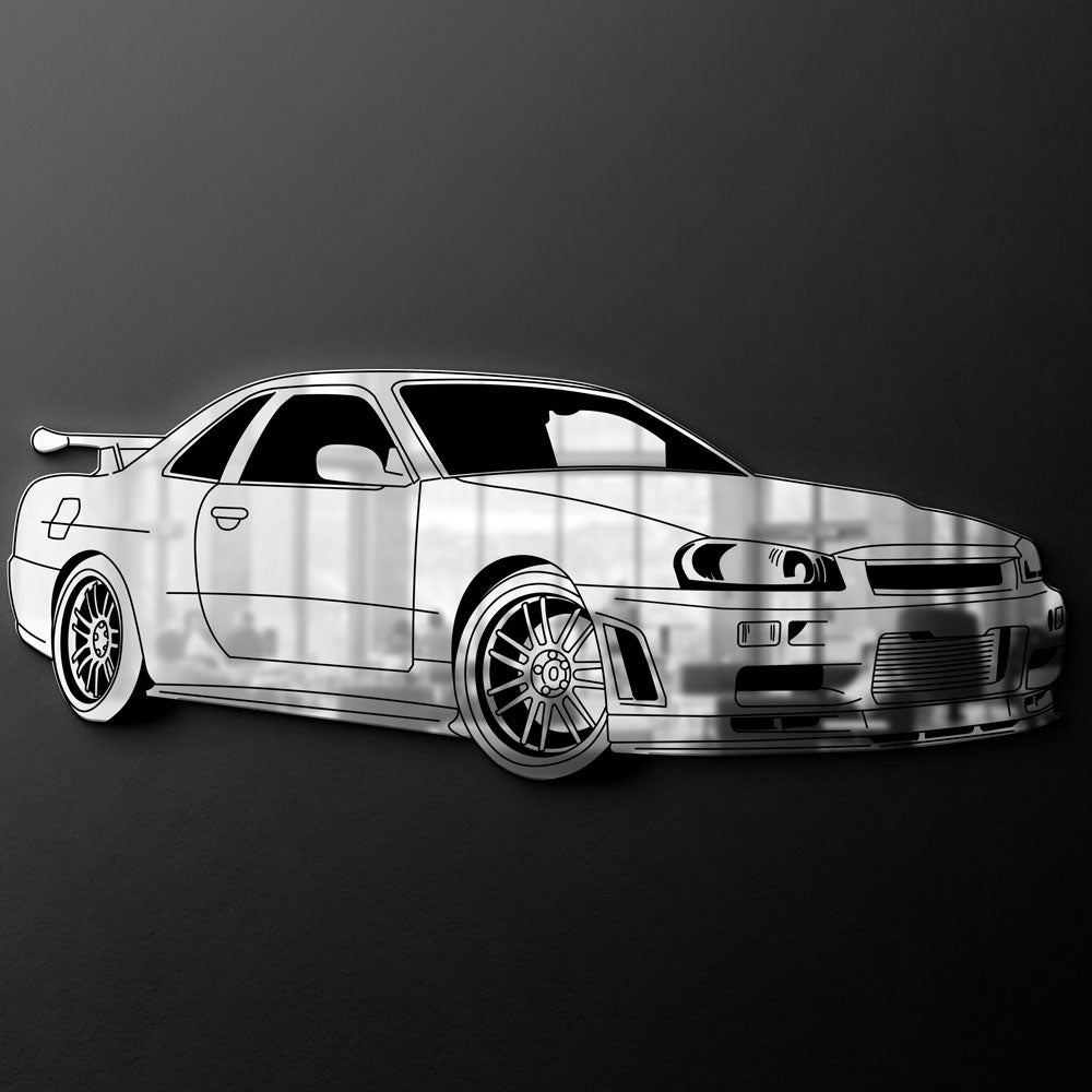 Custom Car Silhouette Mirror