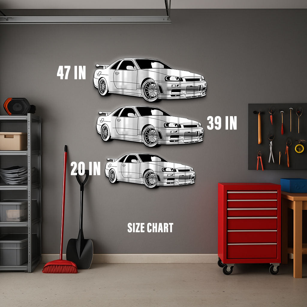 Custom Car Silhouette Mirror