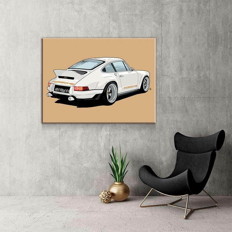 Singer DLS Rear View Wall Art