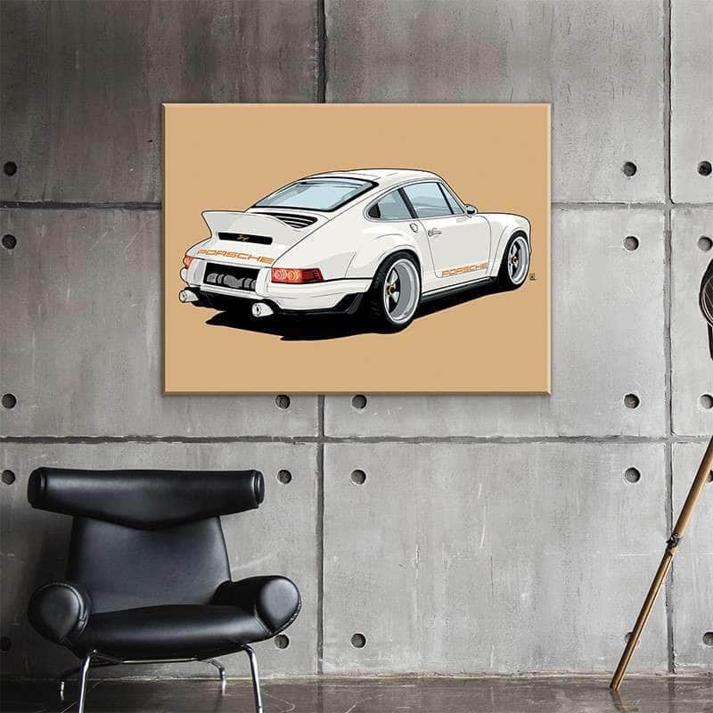 Singer DLS Rear View Wall Art