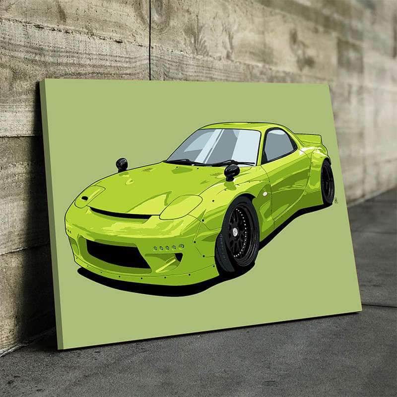 Mazda RX7 FD Wall Art