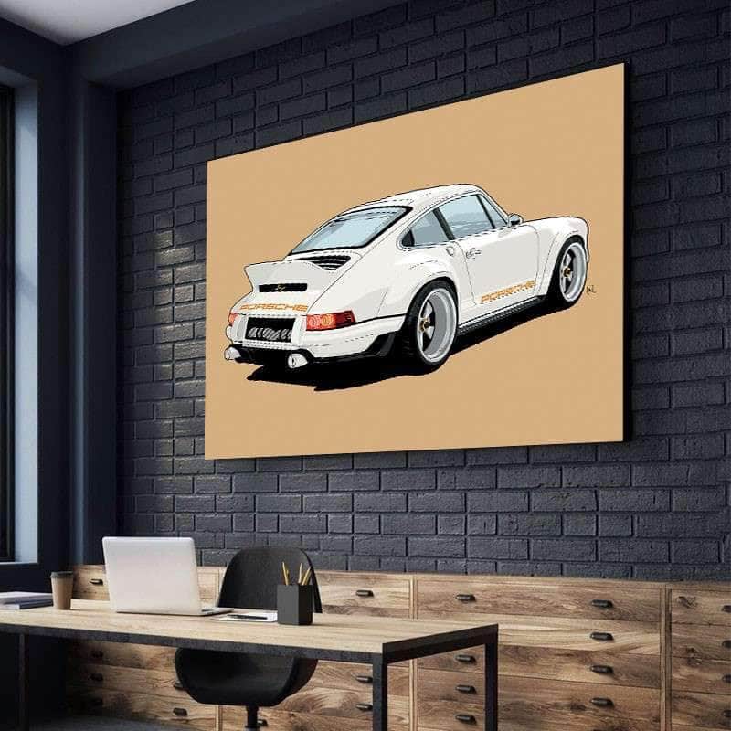 Singer DLS Rear View Wall Art