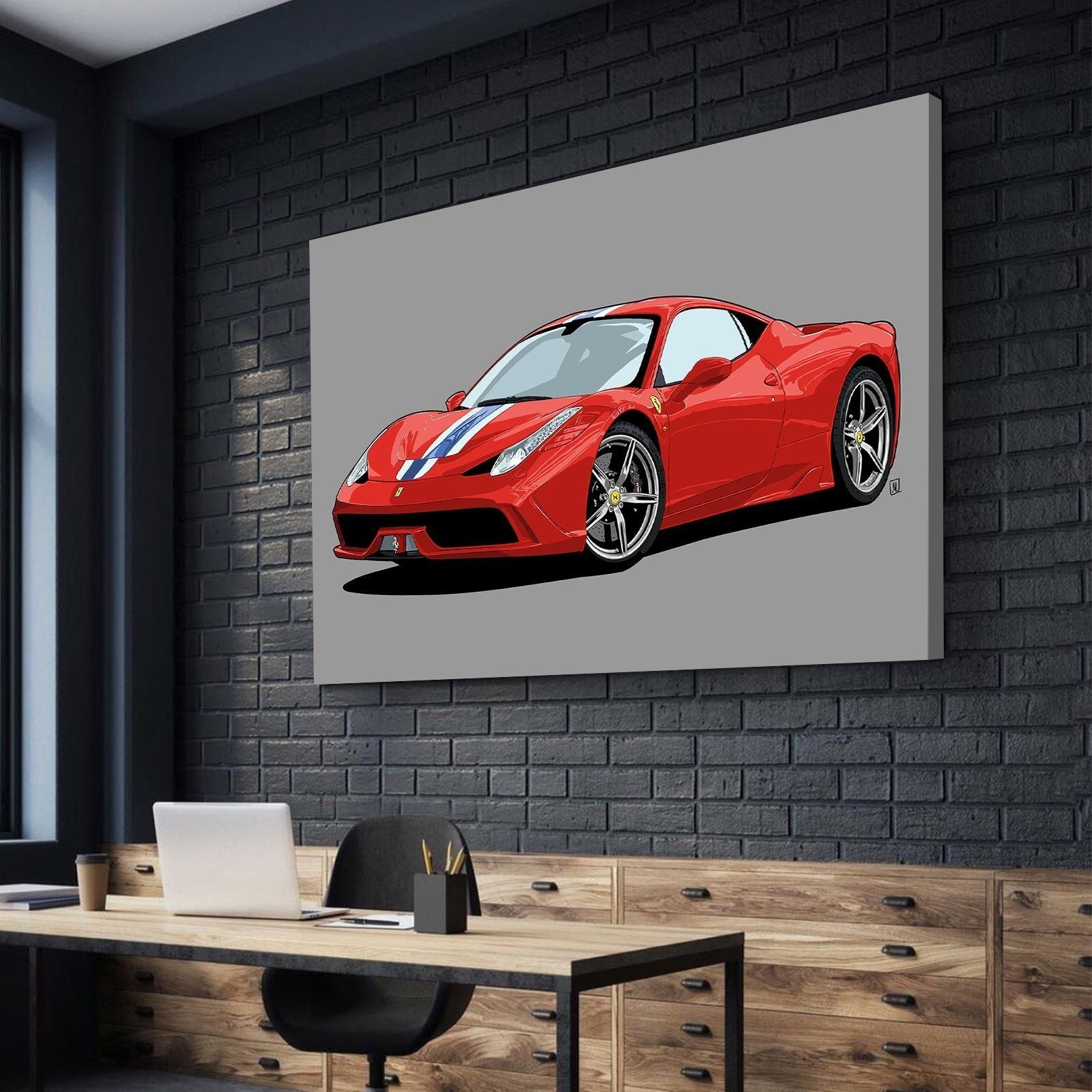 Ferrari 458 Speciale Wall Art