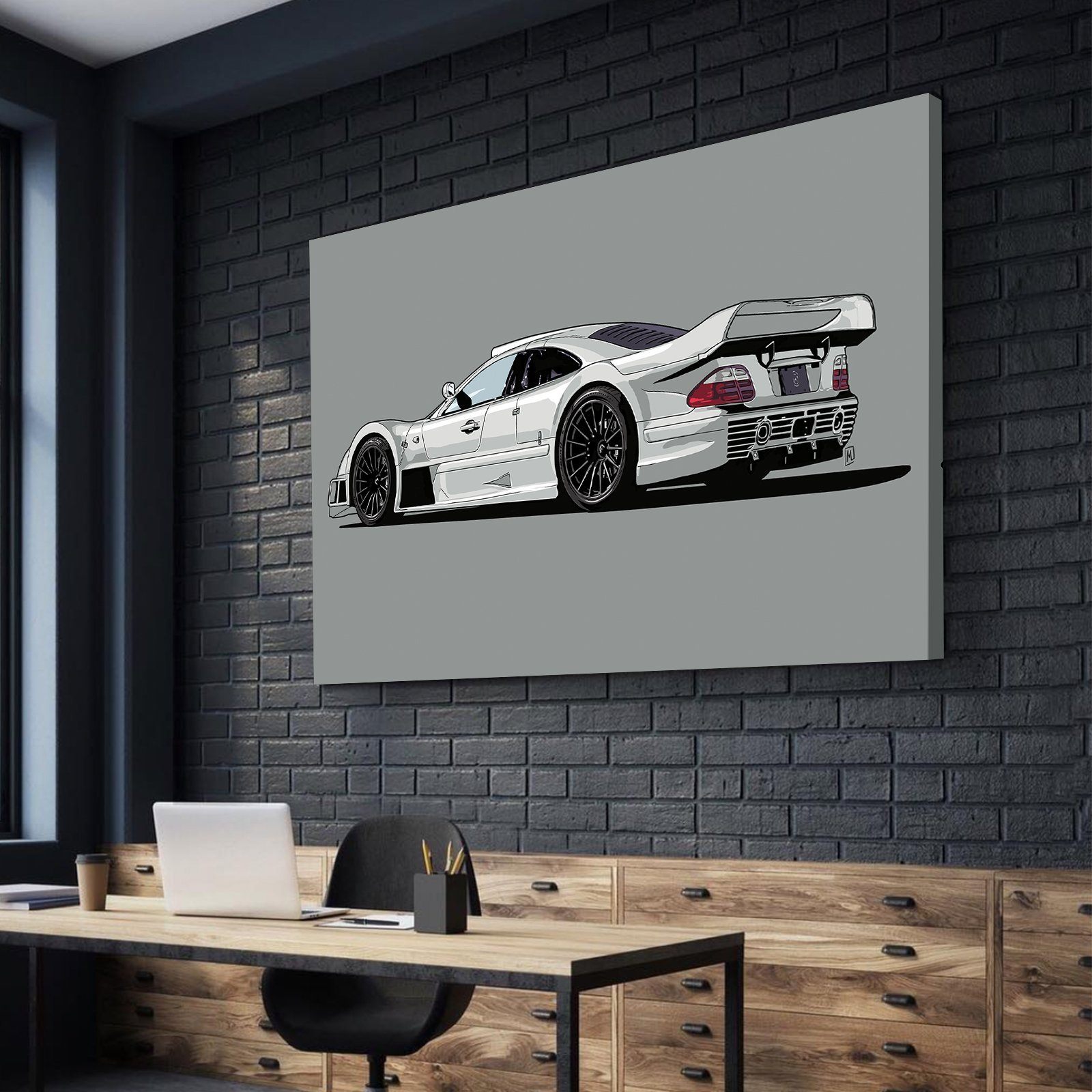 Mercedes CLK GTR  Wall Art