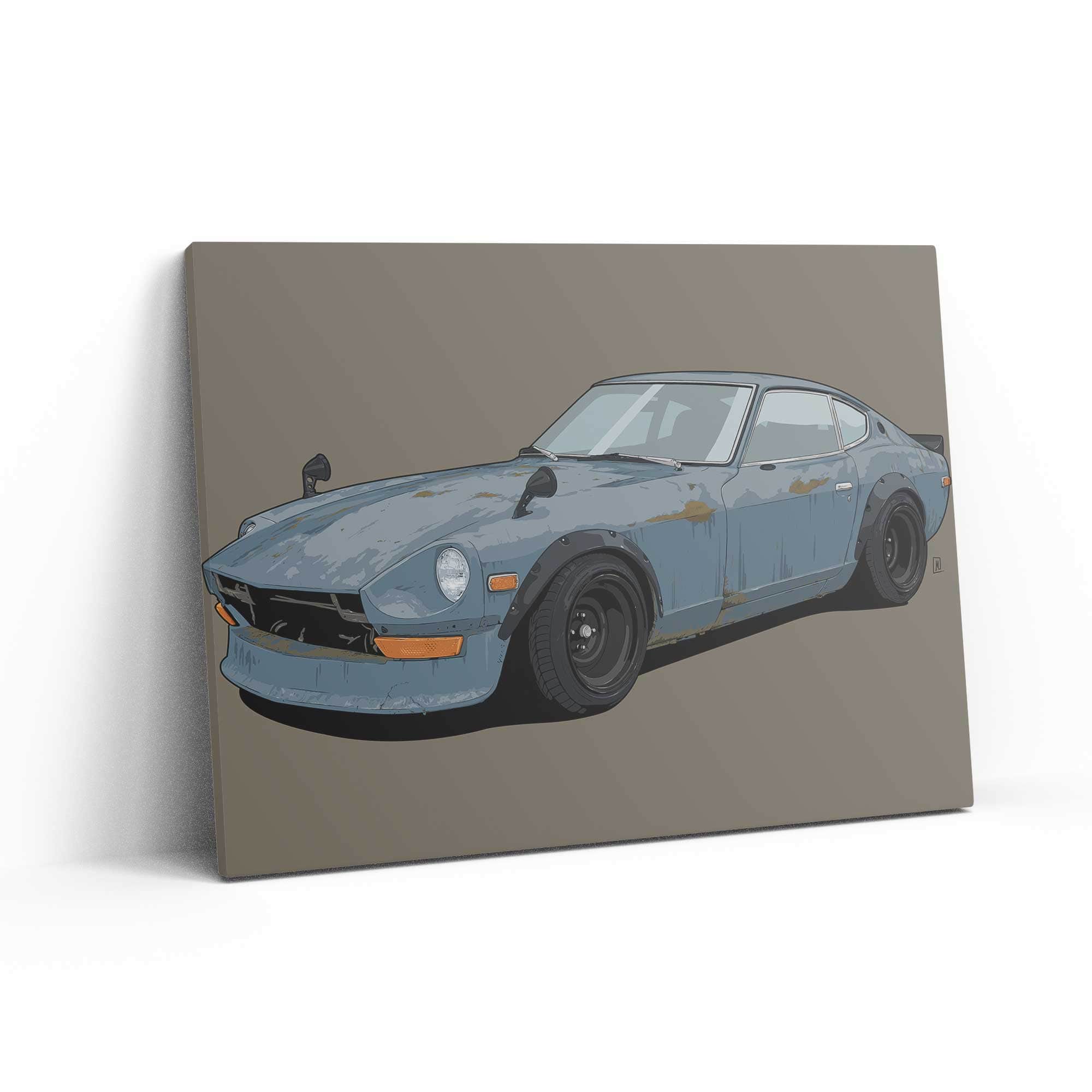 Beat Up Datsun 240z Wall Art