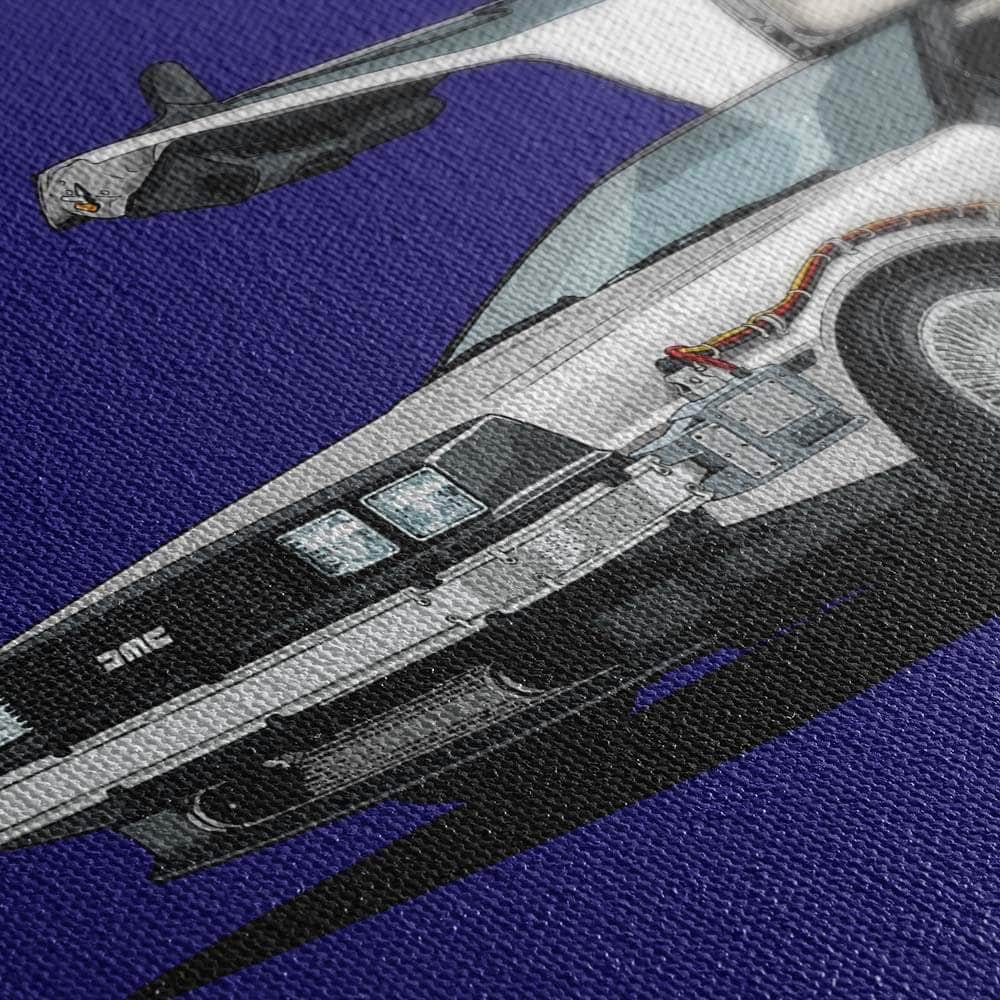 DMC Delorean (Doc Brown Special) Wall Art